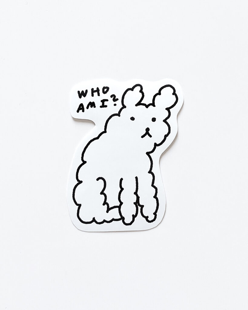Wlepka Who am I