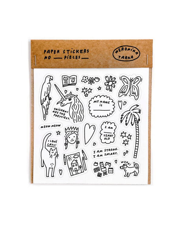 Naklejki dziewczynkowe