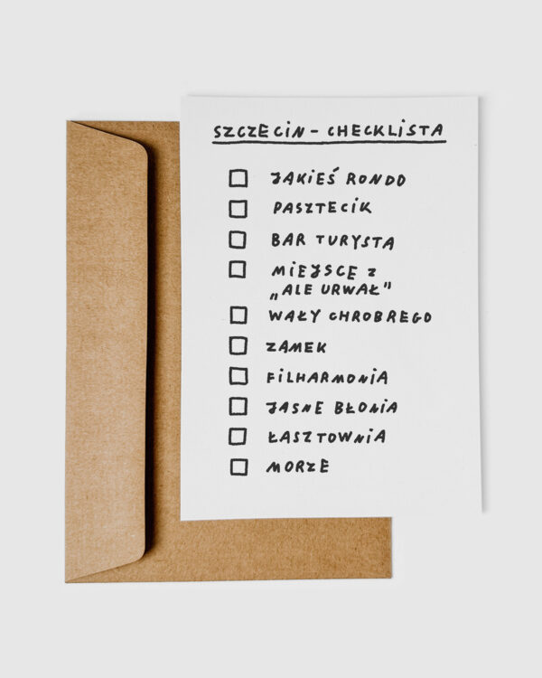 Pocztówka Szczecin TO DO