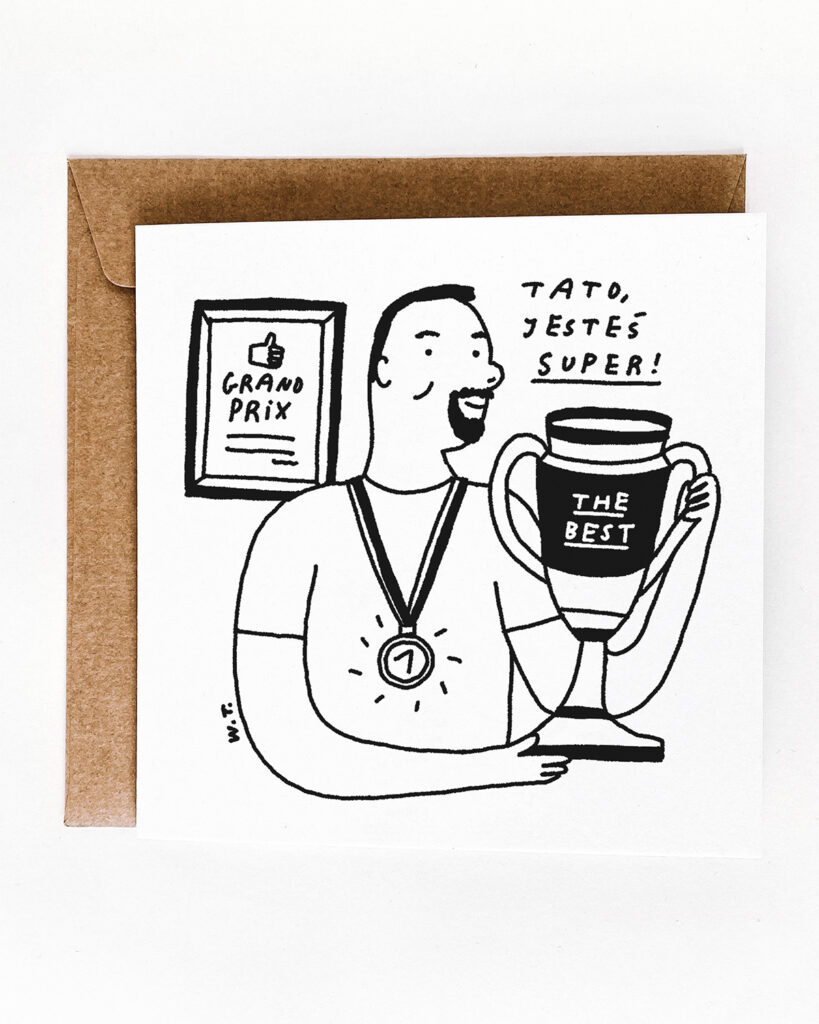 Tata na medal