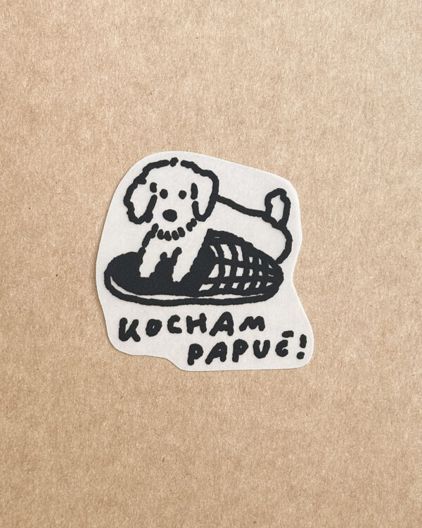 Naprasowanka Kocham papuć