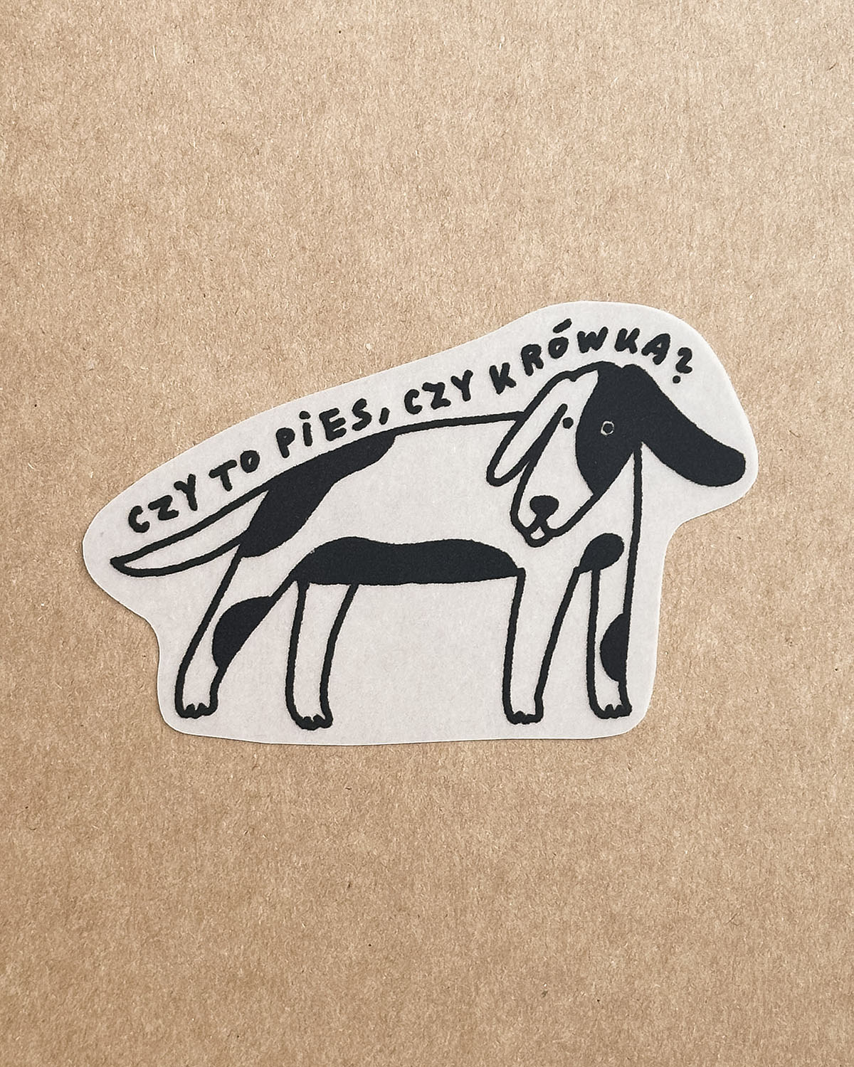 Naprasowanka Pies czy krówka